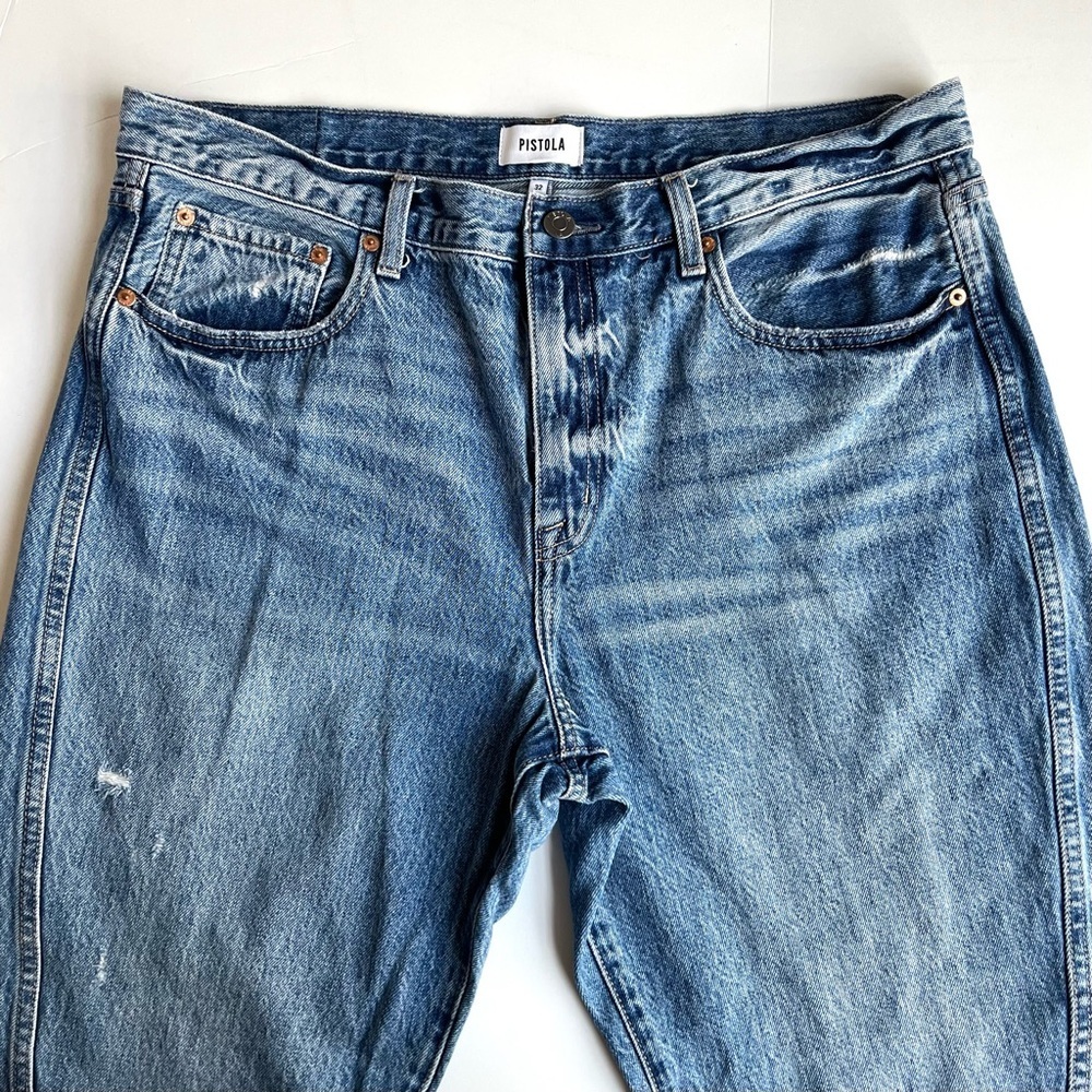 Pistola Bobbie Wide Leg Ankle Jeans - Picture 5 of 10